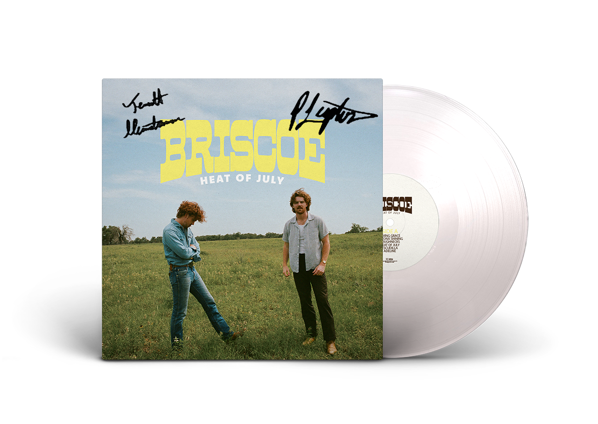 BRISCOE HEAT OF JULY VINYL WHITE SIGNED