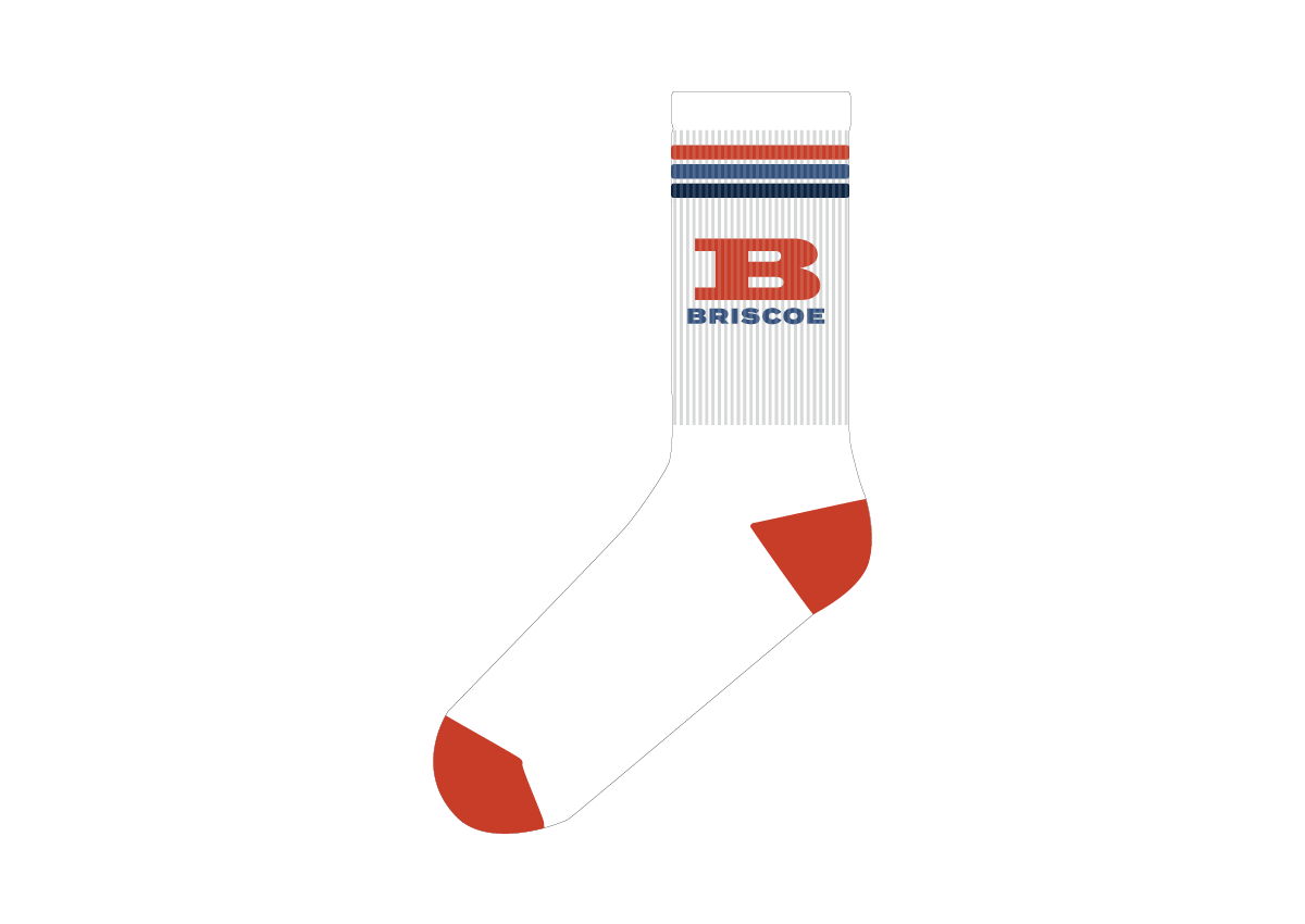 B LOGO SOCKS