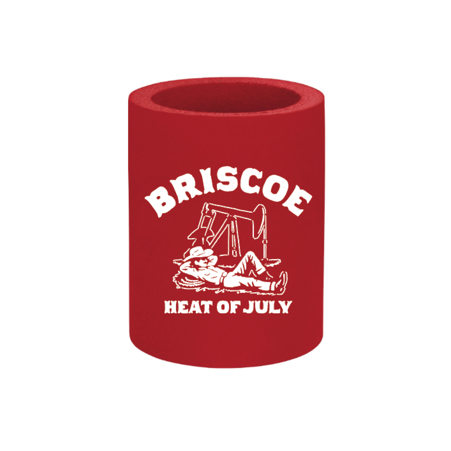 HEAT OF JULY KOOZIE - RED