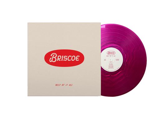WEST OF IT ALL RED & WHITE SWIRL VINYL