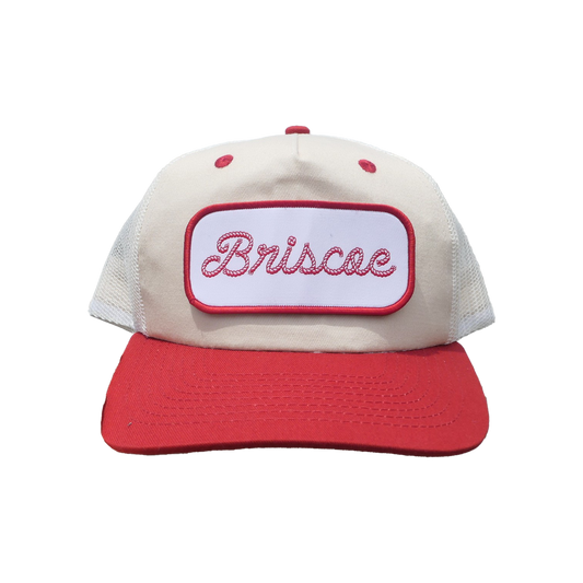 RED & WHITE PATCH LOGO HAT