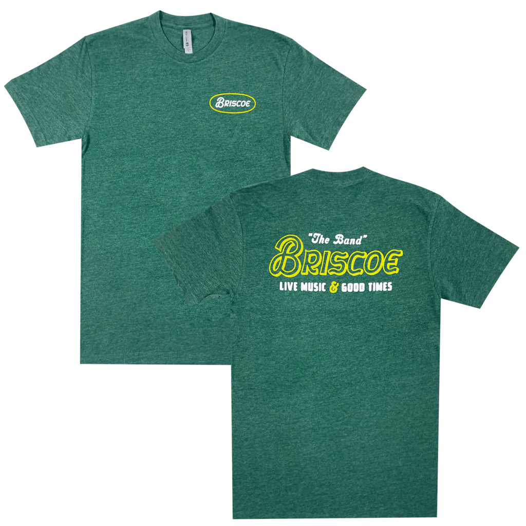 LIVE MUSIC & GOOD TIMES HEATHER GREEN T-SHIRT