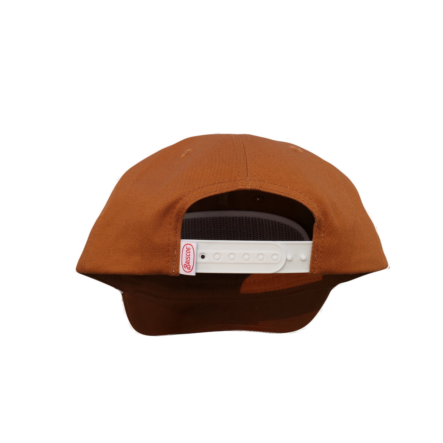 OVAL PATCH ROPE HAT - BURNT ORANGE