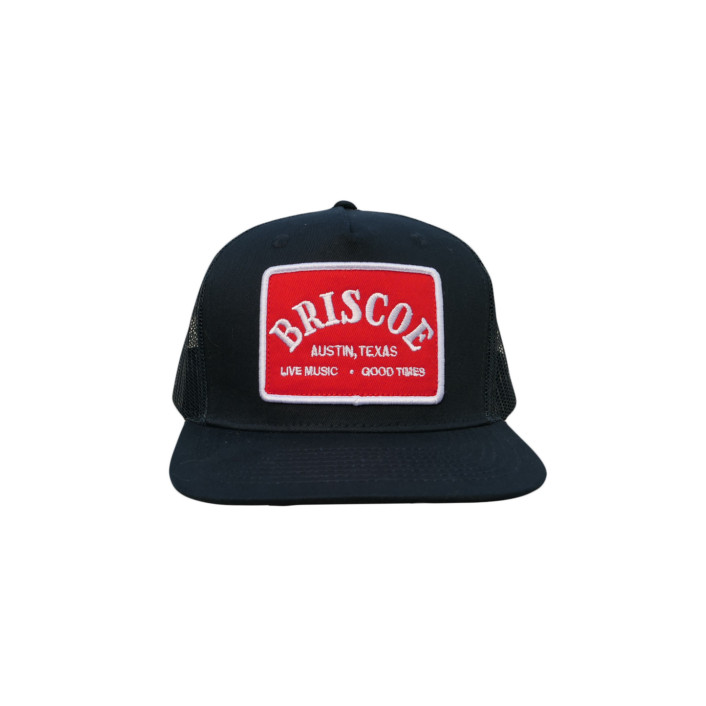 GOOD TIMES RED/WHITE PATCH TRUCKER - MIDNIGHT NAVY