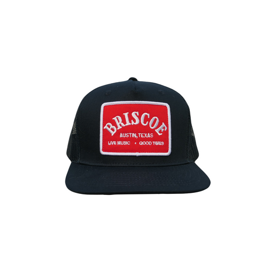 GOOD TIMES RED/WHITE PATCH TRUCKER - MIDNIGHT NAVY
